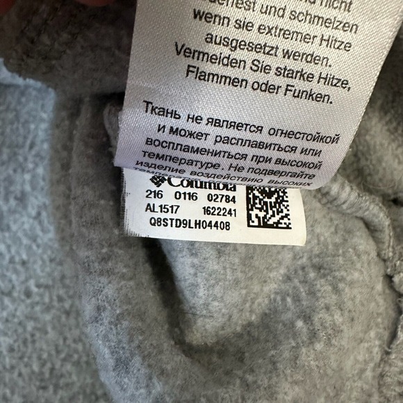 COLUMBIA Womens Benton Springs Half Zip Fleece Pullover Gray - Picture 8 of 9
